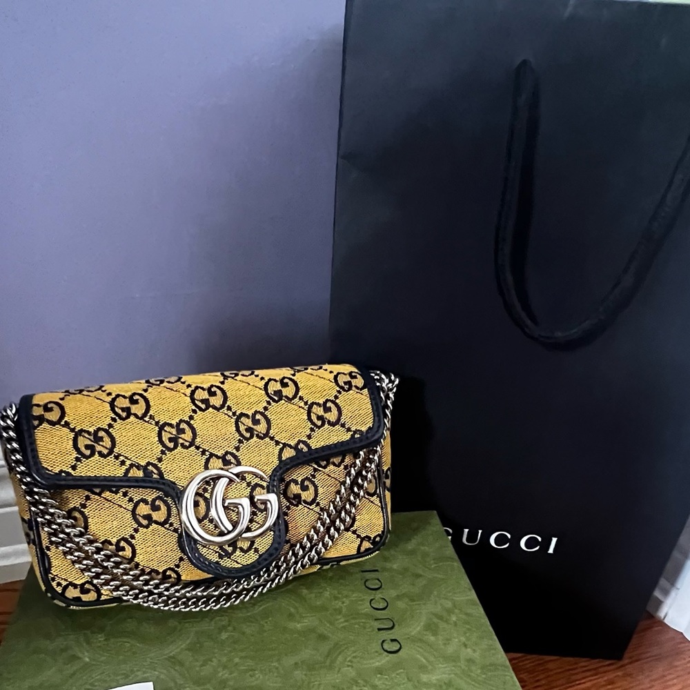 Gucci Limited Edition Mini GG Marmont Multicolor Bag